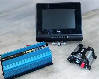 OffGrid Prep and Entertainment Power Inverters  Portable TV Lot