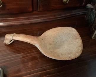 Primitive butter scoop 