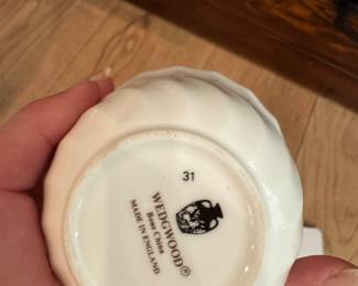 #35 - $250 - Wedgwood white set of china service for 8