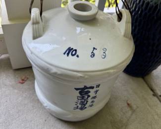 #19C - $- Vintage Sake jug 1890's-1915's