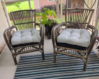 #21 - $80 - 2 wicker chairs