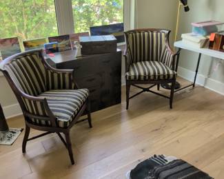#51 - $150 Each - two available chairs stripes .