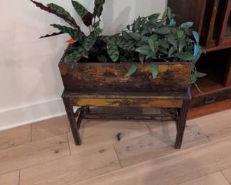 #8 - $150 - Chinoiserie plant stand -