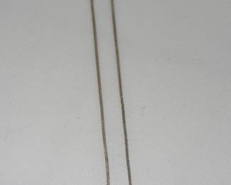 Sterling Silver Herringbone Chain Necklace