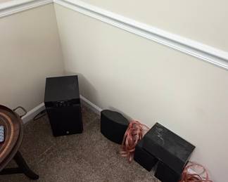 Yamaha YST-SW205 Powered Subwoofer and Satellite Speakers