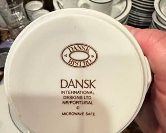 Dansk Christianshavn Blue Dinnerware Set