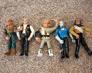 Star Trek: The Next Generation Action Figures (Set of 5) - Includes Ferengi, Captain Picard, Commander Data, Lt. Worf, and a Tamarian Captain Dathon