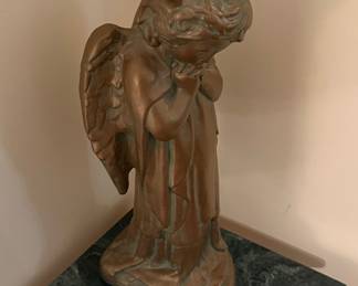 Bronze Angel Sculpture