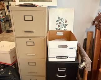 HON 4-Drawer Metal Filing Cabinets