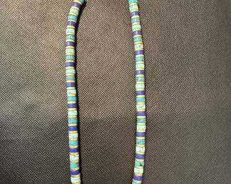 MMA Egyptian Revival Turquoise and Lapis Lazuli Beaded Necklace