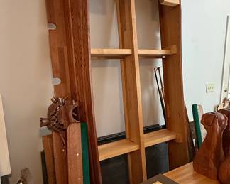 Oak Pool Table Rails and Legs