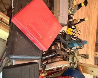 Assorted Power Tools and Tool Cases