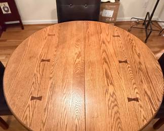 Russel Wright for Conant Ball "Bow Tie" Oak Dining Table