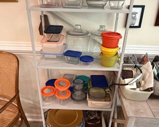 Assorted Glass Food Storage Containers and Jars