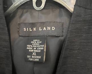 Silk Land Embroidered Silk Jacket