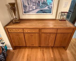 Russel Wright for Conant Ball "Bow Tie" Oak Sideboard