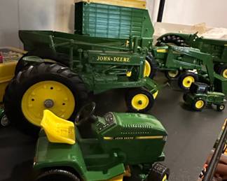 John Deere Toy Tractors and Implements