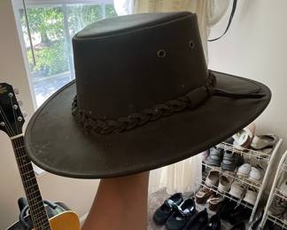 Cov-Er "Your World" Leather Outback Hat