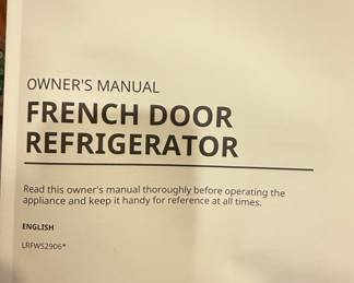 LG French Door Refrigerator LRFWS2906