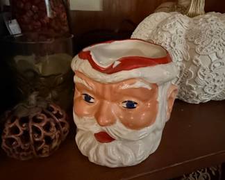 Vintage Napco Winking Santa Claus Pitcher