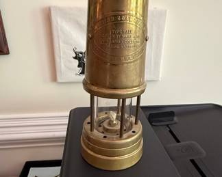 British Coal Mine Type Vale "Aberaman Colliery" Lamp