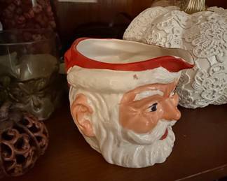 Vintage Napco Winking Santa Claus Pitcher