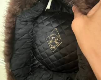 Mink Fur Hat with Quilted Lining
