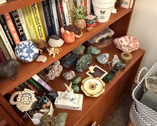 Assorted Decorative Objects and Books