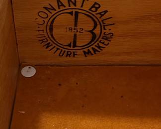 Russel Wright for Conant Ball "Bow Tie" Oak Sideboard