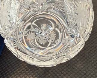Cut Crystal Egg Paperweights - Signed "Fabergé" 2015