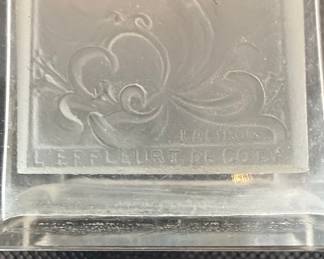 Lalique "L'Effleurt" Perfume Bottle for Coty