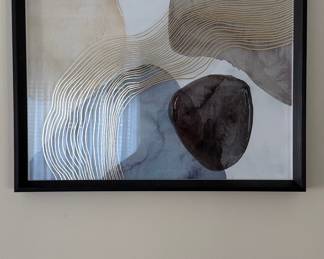 Abstract Geometric Framed Wall Art