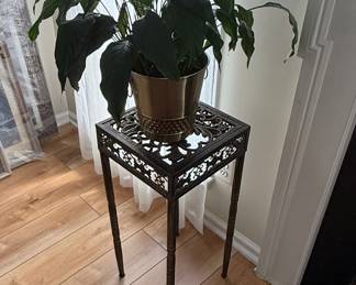 Ornate Cast Iron Plant Stand