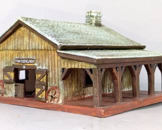 John Deere Heritage Collection Porcelain Replicas In Original Boxes, Includes John Deere's Blacksmith Shop #TBRH0001 And Sealed In Box John Deere's Home #TBRH0004
