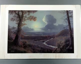 Jesse Barnes "Distant Lights" Signed And Numbered Print, 1784/2000, Includes COA, 20.25" x 30"