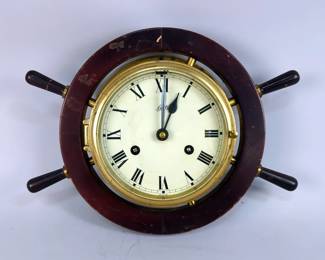 Shatz & Sohne Ship's Wheel Clock