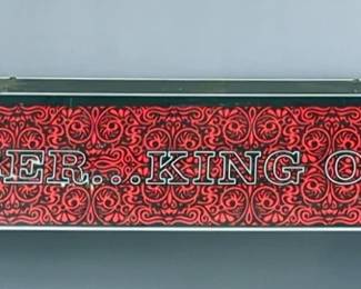 Budweiser...King Of Beers Hanging Pool Table Fluorescent Light, 5" x 49" x 12"