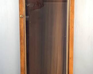 Lighted Display Cabinet With Lower Cabinet, Approx 68” x 16.5” x 11”