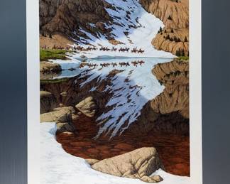 Bev Doolittle "Season Of The Eagle" Signed And Numbered Print, 5431/36548, With Documentation, 30.75" x 21" 