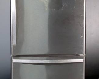 Whirlpool Bottom-Freezer Refrigerator, Model WRB322DMBM00, Powers On 