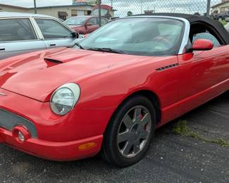  2002 Ford Thunderbird Convertible, RWD, 3.9L V8, VIN# 1FAHP60A22Y118314, Missouri Title