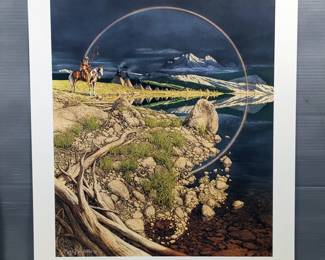Bev Doolittle "The Sentinel" Signed And Numbered Print, 27958/35000, With Documentation, 21.5" x 18" 