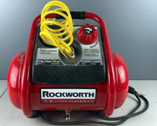  Husky Rockworth Classicair 3 Gal Portable Air Compressor, Powers On 
