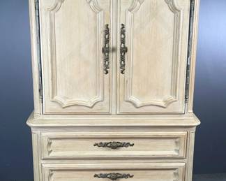 Drexel Heritage Cabernet 2 Door, 3 Drawer Armoire, Approx 59” x 40” x 19”