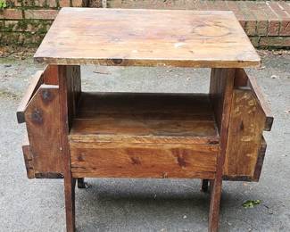 Wooden side table