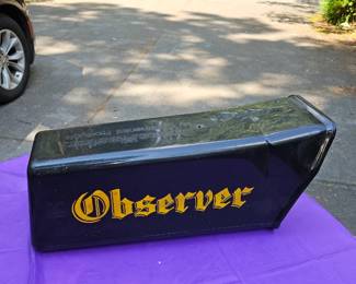 Charlotte Observer paper box