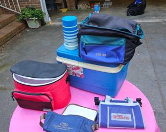Coolers and thermos