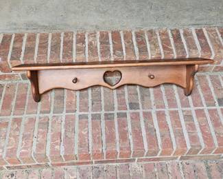 Wooden shelf