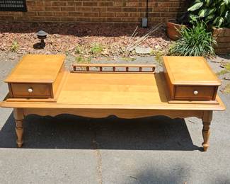 Wooden coffee table
