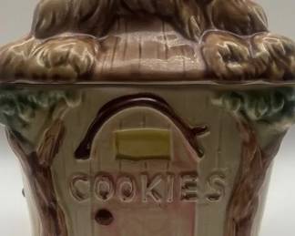 Vintage Handpainted Ceramic Cookie Jar